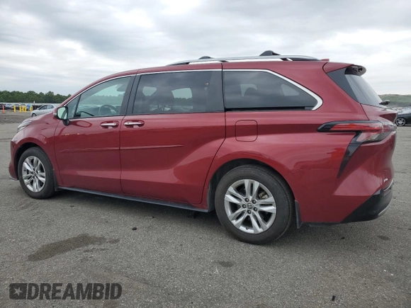 2022 Toyota Sienna Limited with VIN 5TDZSKFC0NS064798, listed as a Copart auction lot 62932164 with 27,360 mi miles and Salvage Title. Bid and sale history available at carsss.com. Image 2.