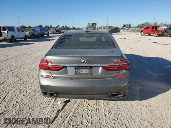 2019 BMW 7 Series 740i with VIN WBA7E2C55KB217471, listed as a Copart auction lot 37298003 with 53,293 mi miles. Bid and sale history available at carsss.com. Image 6.