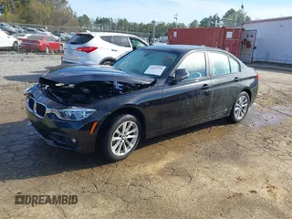 2018 BMW 3 Series 320i with VIN WBA8E1G57JNU89073, listed as a IAAI auction lot 41872759 with Not Provided miles. Bid and sale history available at carsss.com. Image 20.
