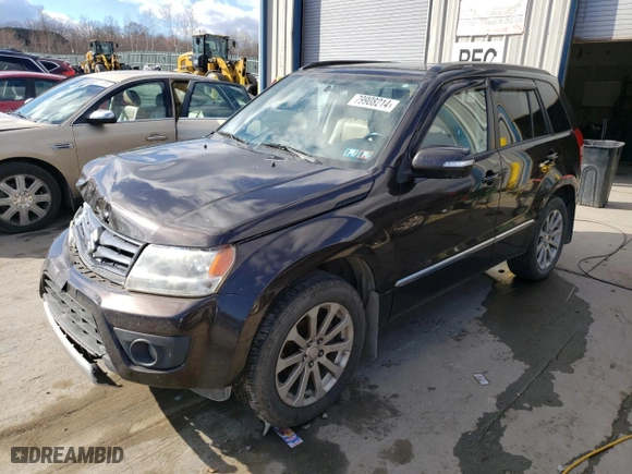 2013 Suzuki Grand Vitara Limited with VIN JS3TD0D71D4100584, listed as a Copart auction lot 79908214 with 129,543 mi miles and Salvage Title. Bid and sale history available at carsss.com. Image 1.