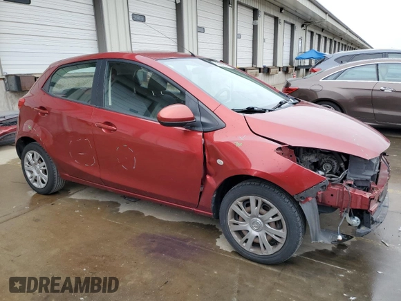 2014 Mazda 2 Sport with VIN JM1DE1KY7E0177518, listed as a Copart auction lot 85895094 with 107,486 mi miles and Salvage Title. Bid and sale history available at carsss.com. Image 4.