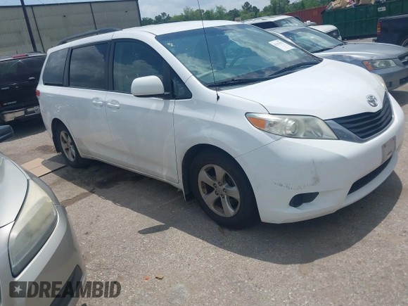 2014 Toyota Sienna LE AAS with VIN 5TDKK3DC0ES525654, listed as a IAAI auction lot 42153582 with 71,258 mi miles and . Bid and sale history available at carsss.com. Image 1.