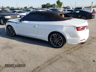 2018 Audi S5 Premium Plus z VIN WAUY4GF59JN004438, wystawiony jako Copart lot #45324915 z przebiegiem 24 970 mil mil oraz Szkody całkowita. Historia ofert i sprzedaży dostępna na DreamBid. Obrazek 2.