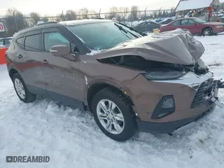 2019 Chevrolet Blazer with VIN 3GNKBHRS8KS704102, listed as a IAAI auction lot 41187364 with 92,820 mi miles. Bid and sale history available at carsss.com. Image 1.