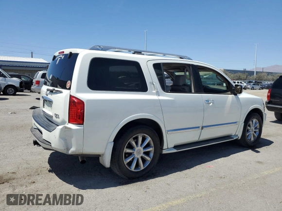 2008 Infiniti QX56 with VIN 5N3AA08C48N908968, listed as a Copart auction lot 53845735 with 166,339 mi miles and Salvage Title. Bid and sale history available at DreamBid. Image 3.