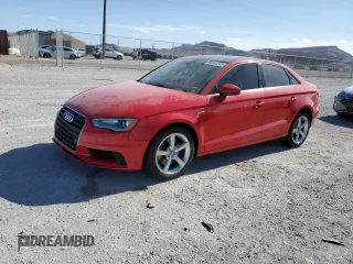 2016 Audi A3 1.8T Premium with VIN WAUA7GFF9G1014856, listed as a Copart auction lot 55302343 with 66,363 mi miles. Bid and sale history available at carsss.com. Image 1.
