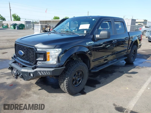 2019 Ford F-150 XL with VIN 1FTEW1EP3KFC71554, listed as a IAAI auction lot 42275266 with 57,065 mi miles and . Bid and sale history available at DreamBid. Image 18.