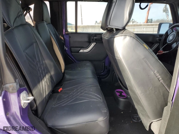 2018 Jeep Wrangler JK Unlimited Sahara with VIN 1C4BJWEG1JL901912, listed as a Copart auction lot 42488185 with 106,667 mi miles and Salvage Title. Bid and sale history available at carsss.com. Image 11.