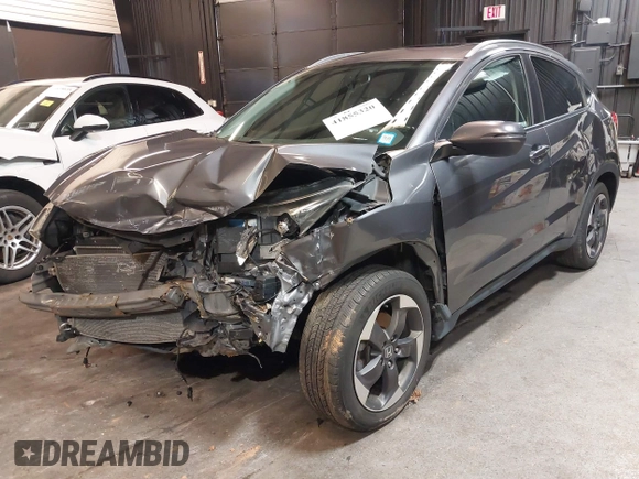 2018 Honda HR-V EX-L Navi with VIN 3CZRU6H70JM730208, listed as a IAAI auction lot 41855320 with 139,004 mi miles. Bid and sale history available at carsss.com. Image 21.