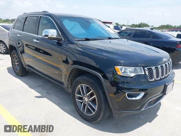 2017 Jeep Grand Cherokee Limited with VIN 1C4RJEBG8HC633898, listed as a IAAI auction lot 42361986 with 175,858 mi miles and . Bid and sale history available at DreamBid. Image 1.