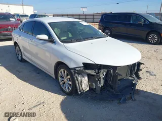 2015 Chrysler 200 C with VIN 1C3CCCCB3FN544916, listed as a IAAI auction lot 41453110 with 152,757 mi miles. Bid and sale history available at carsss.com. Image 1.
