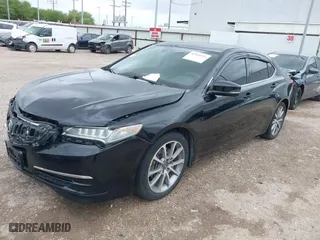 2015 Acura TLX V6 Tech with VIN 19UUB2F50FA019114, listed as a IAAI auction lot 41933324 with 108,583 mi miles. Bid and sale history available at carsss.com. Image 2.