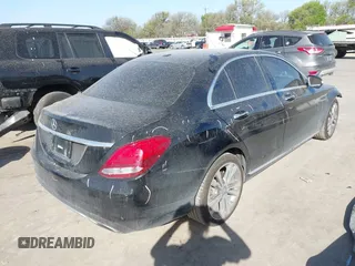 2015 Mercedes-Benz C-Class C 300 with VIN 55SWF4JB3FU059245, listed as a IAAI auction lot 41813533 with 79,341 mi miles. Bid and sale history available at carsss.com. Image 4.