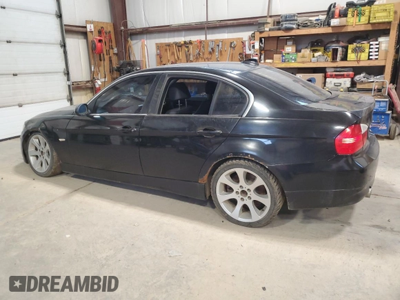 2007 BMW 3 Series 335xi with VIN WBAVD53507AV14172, listed as a Copart auction lot 78853774 with 357,401 mi miles and Salvage Title. Bid and sale history available at carsss.com. Image 2.