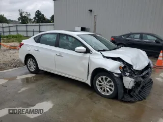 2017 Nissan Sentra SV with VIN 3N1AB7AP4HY314239, listed as a Copart auction lot 59296545 with 84,171 mi miles and Salvage title. Bid and sale history available at DreamBid. Image 4.