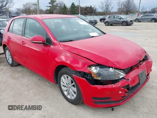 2016 Volkswagen Golf TSI SE z VIN 3VW217AU9GM029792, wystawiony jako IAAI lot #41889449 z przebiegiem 108 019 mil mil oraz . Historia ofert i sprzedaży dostępna na DreamBid. Obrazek 1.