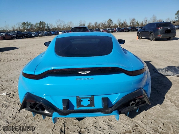 2020 Aston Martin Vantage with VIN SCFSMGAW8LGN02874, listed as a Copart auction lot 85167724 with 40,848 mi miles and Salvage Title. Bid and sale history available at carsss.com. Image 6.