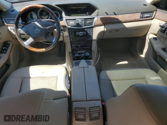 2012 Mercedes-Benz E 350 Luxury with VIN WDDHF5KB2CA569773, listed as a Copart auction lot 52758885 with 177,488 mi miles and Salvage Title. Bid and sale history available at DreamBid. Image 8.