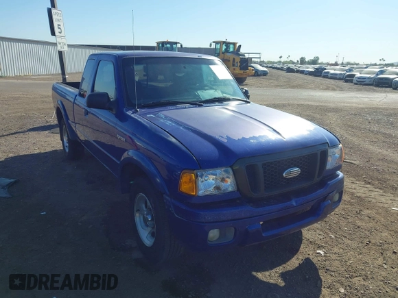 2004 Ford Ranger XL Fleet with VIN 1FTYR44U54PB33900, listed as a IAAI auction lot 41905713 with 151,845 mi miles and . Bid and sale history available at DreamBid. Image 1.