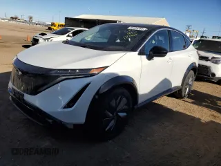 2023 Nissan ARIYA Venture+ with VIN JN1BF0AA2PM404096, listed as a Copart auction lot 85684334 with 34,054 mi miles and Salvage Title. Bid and sale history available at carsss.com. Image 1.