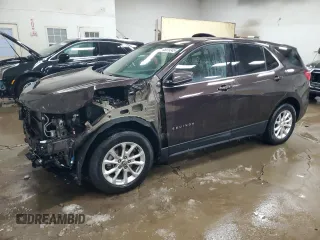 2020 Chevrolet Equinox LT z VIN 2GNAXJEV7L6235671, wystawiony jako Copart lot #45578345 z przebiegiem 73 478 mil mil oraz Nie do naprawy • Non repairable. Historia ofert i sprzedaży dostępna na DreamBid. Obrazek 1.