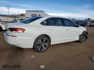 2021 Volkswagen Passat 2.0T SE with VIN 1VWSA7A39MC012169, listed as a Copart auction lot 50069475 with 83,681 mi miles and Salvage Title. Bid and sale history available at carsss.com. Image 3.