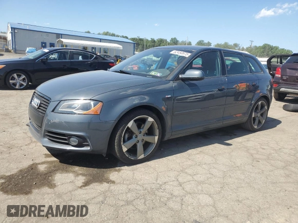 2013 Audi A3 Premium Plus with VIN WAUPEAFM9DA000642, listed as a Copart auction lot 62450875 with 57,220 mi miles and Clean title. Bid and sale history available at DreamBid. Image 1.