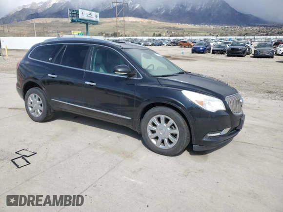 2015 Buick Enclave Leather with VIN 5GAKRBKD9FJ259133, listed as a Copart auction lot 51768265 with 161,621 mi miles and Salvage Title. Bid and sale history available at carsss.com. Image 4.