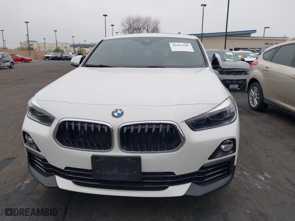 2020 BMW X2 sDrive28i with VIN WBXYH9C02L5P59822, listed as a IAAI auction lot 41893205 with 1 mi miles. Bid and sale history available at carsss.com. Image 11.
