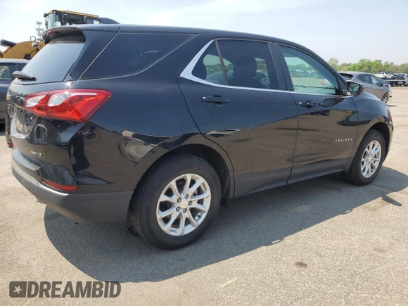 2021 Chevrolet Equinox LT with VIN 3GNAXUEV2ML306581, listed as a Copart auction lot 60613455 with 36,272 mi miles and Salvage title. Bid and sale history available at DreamBid. Image 3.