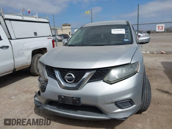 2015 Nissan Rogue SV with VIN 5N1AT2MKXFC755212, listed as a IAAI auction lot 41568466 with 118,449 mi miles. Bid and sale history available at carsss.com. Image 12.