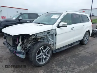 2017 Mercedes-Benz GLS 550 with VIN 4JGDF7DE2HA791695, listed as a IAAI auction lot 42507278 with 185,884 mi miles and . Bid and sale history available at DreamBid. Image 2.