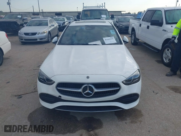 2024 Mercedes-Benz C 300 with VIN W1KAF4GB5RR155207, listed as a IAAI auction lot 41169439 with Not Provided miles and . Bid and sale history available at DreamBid. Image 12.