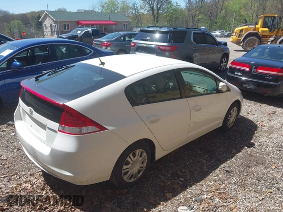 2011 Honda Insight with VIN JHMZE2H30BS012285, listed as a IAAI auction lot 42145139 with 161,672 mi miles and . Bid and sale history available at DreamBid. Image 4.