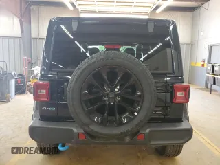 2024 Jeep Wrangler Sahara with VIN 1C4RJXP67RW292134, listed as a Copart auction lot 60993555 with 10,038 mi miles and Salvage title. Bid and sale history available at DreamBid. Image 6.