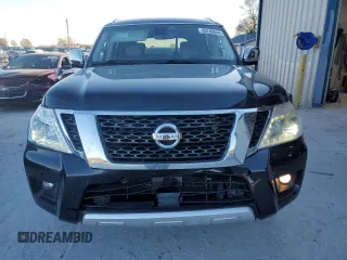 2017 Nissan Armada SL with VIN JN8AY2ND6H9005803, listed as a Copart auction lot 83749644 with 113,310 mi miles and Salvage Title. Bid and sale history available at carsss.com. Image 5.