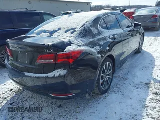 2015 Acura TLX V6 with VIN 19UUB2F33FA025391, listed as a IAAI auction lot 41625936 with 115,635 mi miles. Bid and sale history available at carsss.com. Image 4.