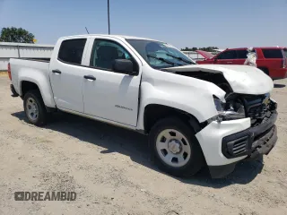 2022 Chevrolet Colorado 2WD Work Truck with VIN 1GCGSBEA2N1301022, listed as a Copart auction lot 58419155 with 80,859 mi miles and Salvage title. Bid and sale history available at DreamBid. Image 4.