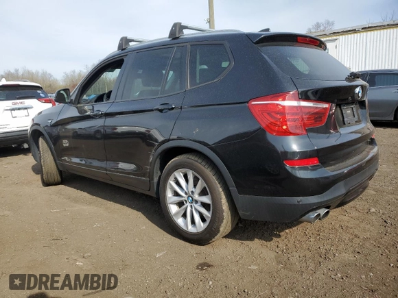 2015 BMW X3 sDrive28i with VIN 5UXWZ7C51F0M82811, listed as a Copart auction lot 49705265 with 65,816 mi miles and Salvage Title. Bid and sale history available at DreamBid. Image 2.
