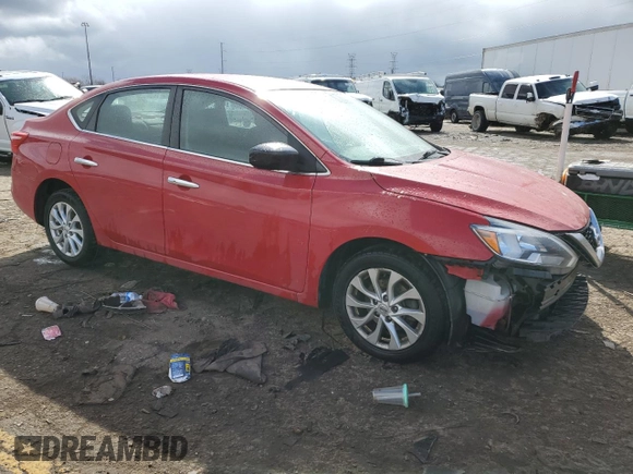 2018 Nissan Sentra SV with VIN 3N1AB7AP3JY252676, listed as a Copart auction lot 53243265 with 97,746 mi miles and Salvage Title. Bid and sale history available at carsss.com. Image 4.