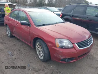 2012 Mitsubishi Galant ES with VIN 4A32B3FF4CE015749, listed as a IAAI auction lot 41637948 with 999,999 mi miles. Bid and sale history available at carsss.com. Image 1.