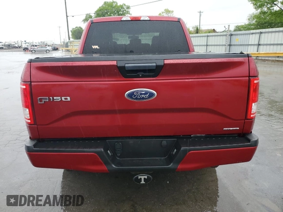 2016 Ford F-150 XLT with VIN 1FTEW1EF4GFA35428, listed as a Copart auction lot 53886725 with 257,484 mi miles and Salvage Title. Bid and sale history available at carsss.com. Image 6.
