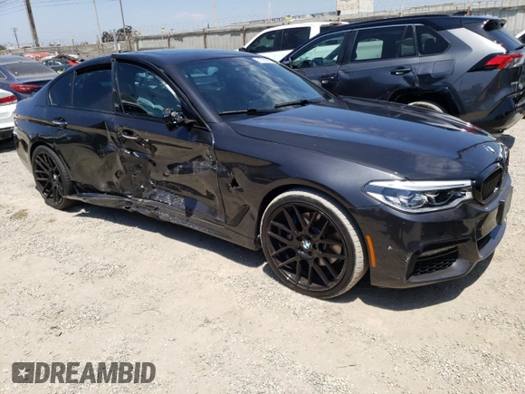 2018 BMW 5 Series 530e with VIN WBAJA9C55JG623181, listed as a Copart auction lot 61593983 with 63,577 mi miles and . Bid and sale history available at DreamBid. Image 4.