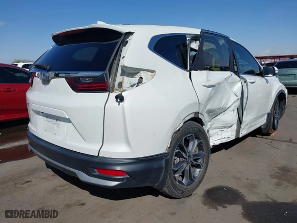 2020 Honda CR-V EX-L with VIN 7FARW1H81LE011217, listed as a IAAI auction lot 41734096 with 62,391 mi miles. Bid and sale history available at carsss.com. Image 6.