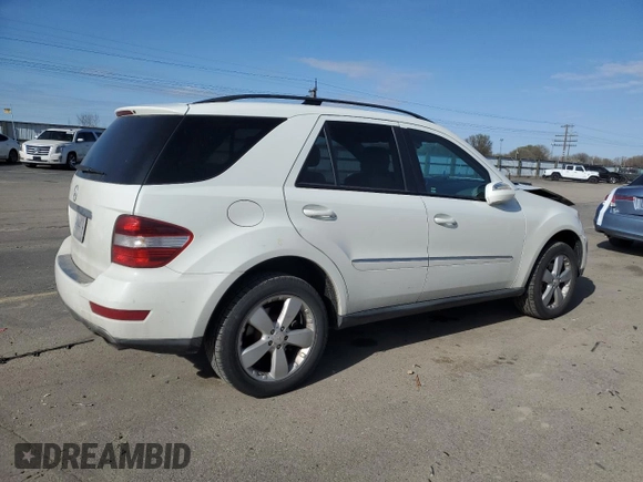 2009 Mercedes-Benz M 3.5L with VIN 4JGBB56E39A528248, listed as a Copart auction lot 51849345 with 160,169 mi miles and Salvage Title. Bid and sale history available at carsss.com. Image 3.