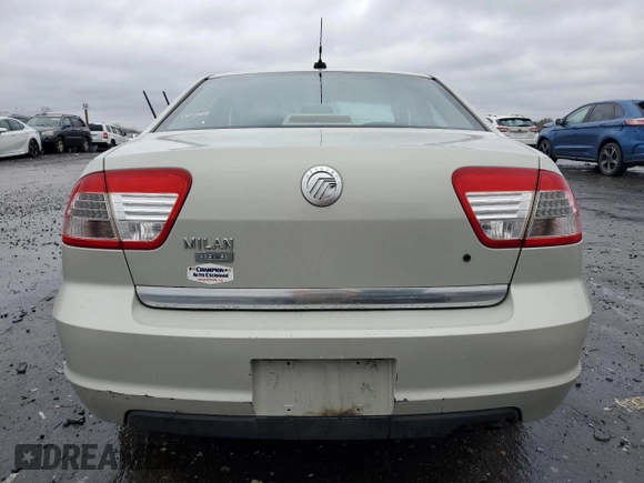 2008 Mercury Milan Premier with VIN 3MEHM08Z08R630122, listed as a Copart auction lot 44365565 with 176,832 mi miles and Salvage Title. Bid and sale history available at carsss.com. Image 6.