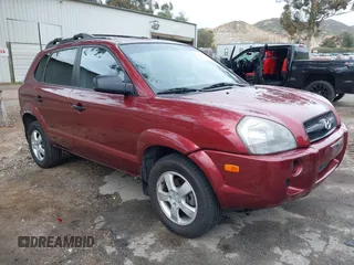 2006 Hyundai Tucson GL with VIN KM8JM12BX6U431424, listed as a IAAI auction lot 41769787 with 125,218 mi miles. Bid and sale history available at carsss.com. Image 1.