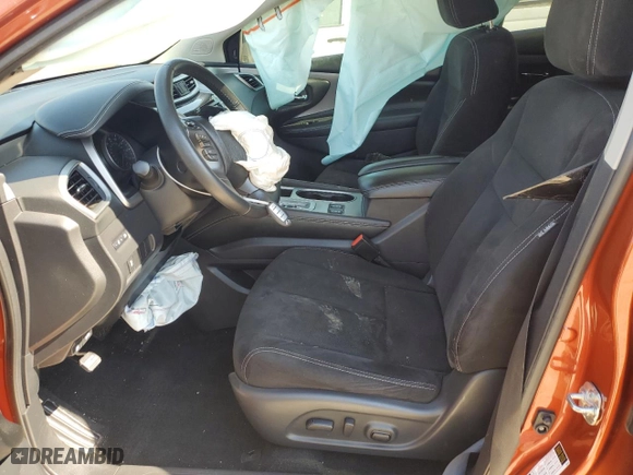 2019 Nissan Murano SV with VIN 5N1AZ2MJ7KN146986, listed as a Copart auction lot 75532784 with 73,354 mi miles and Salvage Title. Bid and sale history available at carsss.com. Image 7.