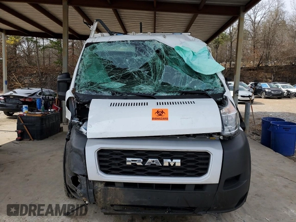 2022 Ram ProMaster Cargo with VIN 3C6LRVNG2NE132740, listed as a Copart auction lot 43254665 with 32,542 mi miles and Clean Title. Bid and sale history available at DreamBid. Image 5.