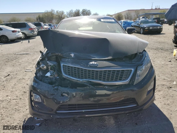 2015 Kia Optima Hybrid with VIN KNAGM4AD4F5080231, listed as a Copart auction lot 46885035 with NaN miles and Salvage Title. Bid and sale history available at carsss.com. Image 5.